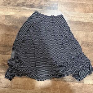Striped Black and White Nursing Cover